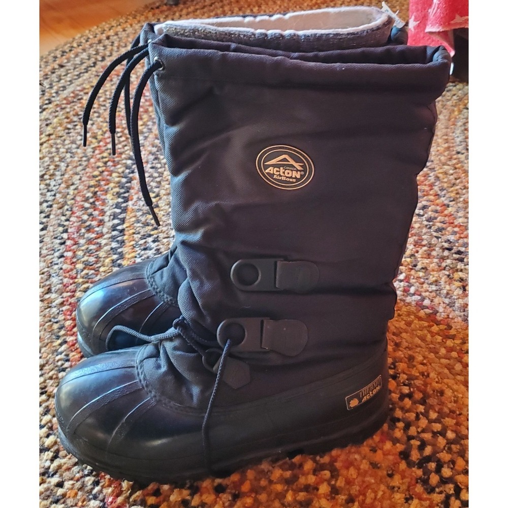 Acton Airboss Thermo Insulated Mens Size 11 Winter Work Boots Made In Canada